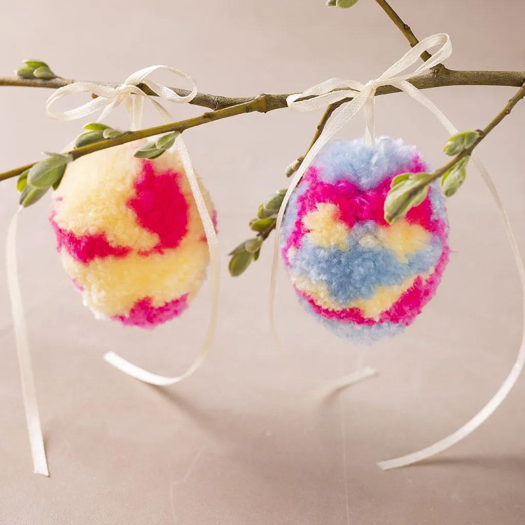 Creativ Company Mini HobbySet Pompom Ei, 2st.