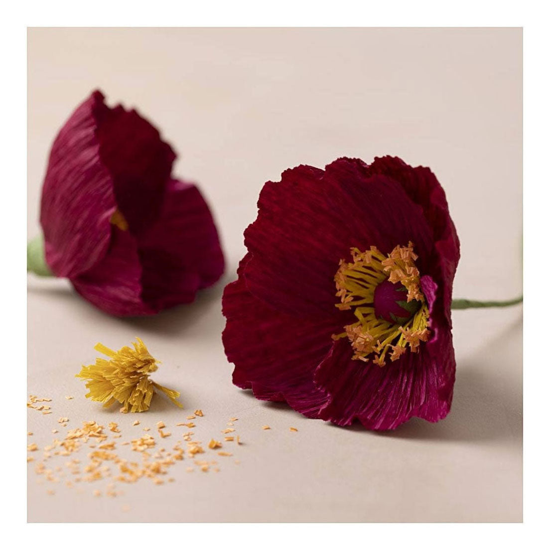 Creativ Company Mini HobbySet Crepepapier Poppies