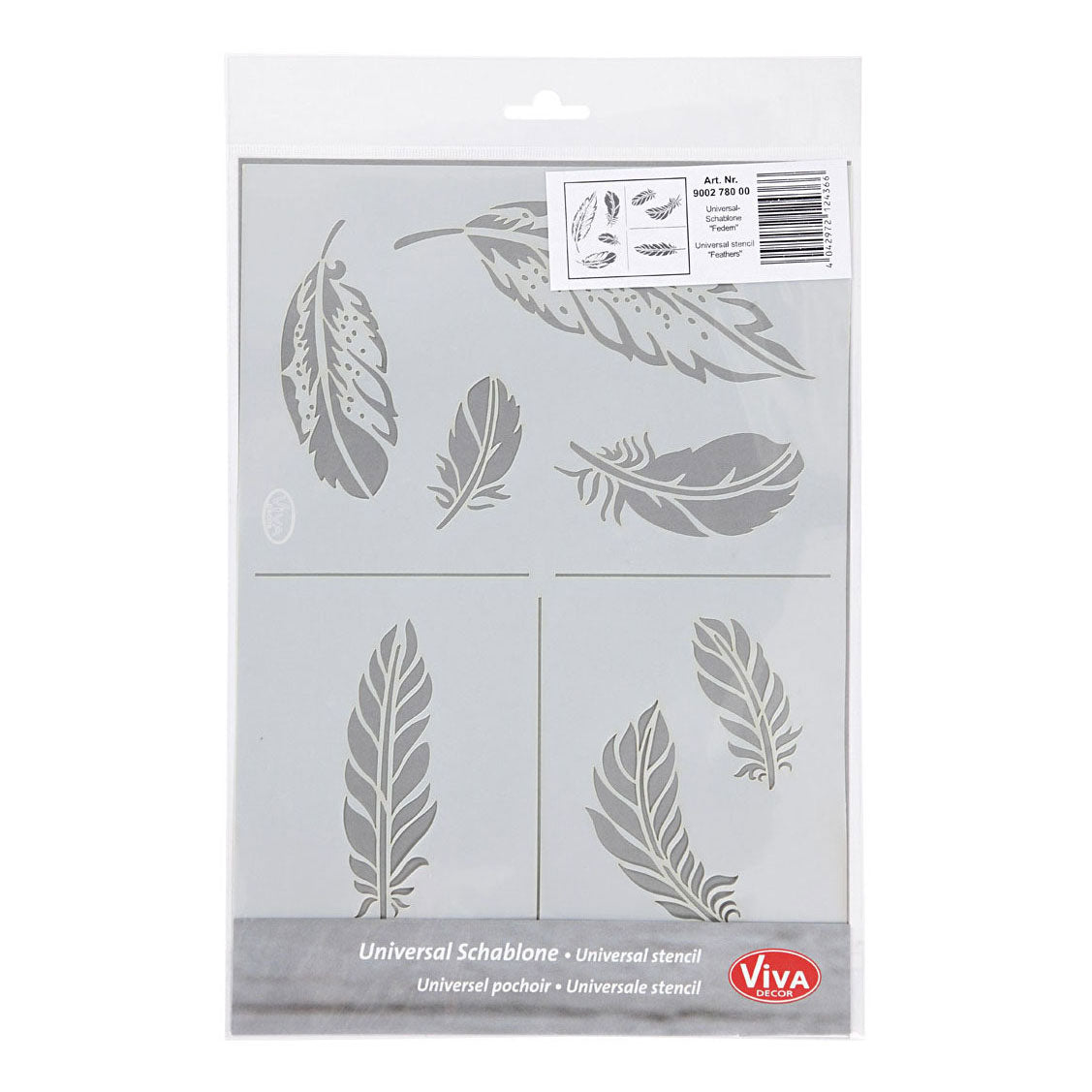 Creativ Company Flexible Template Feath A4