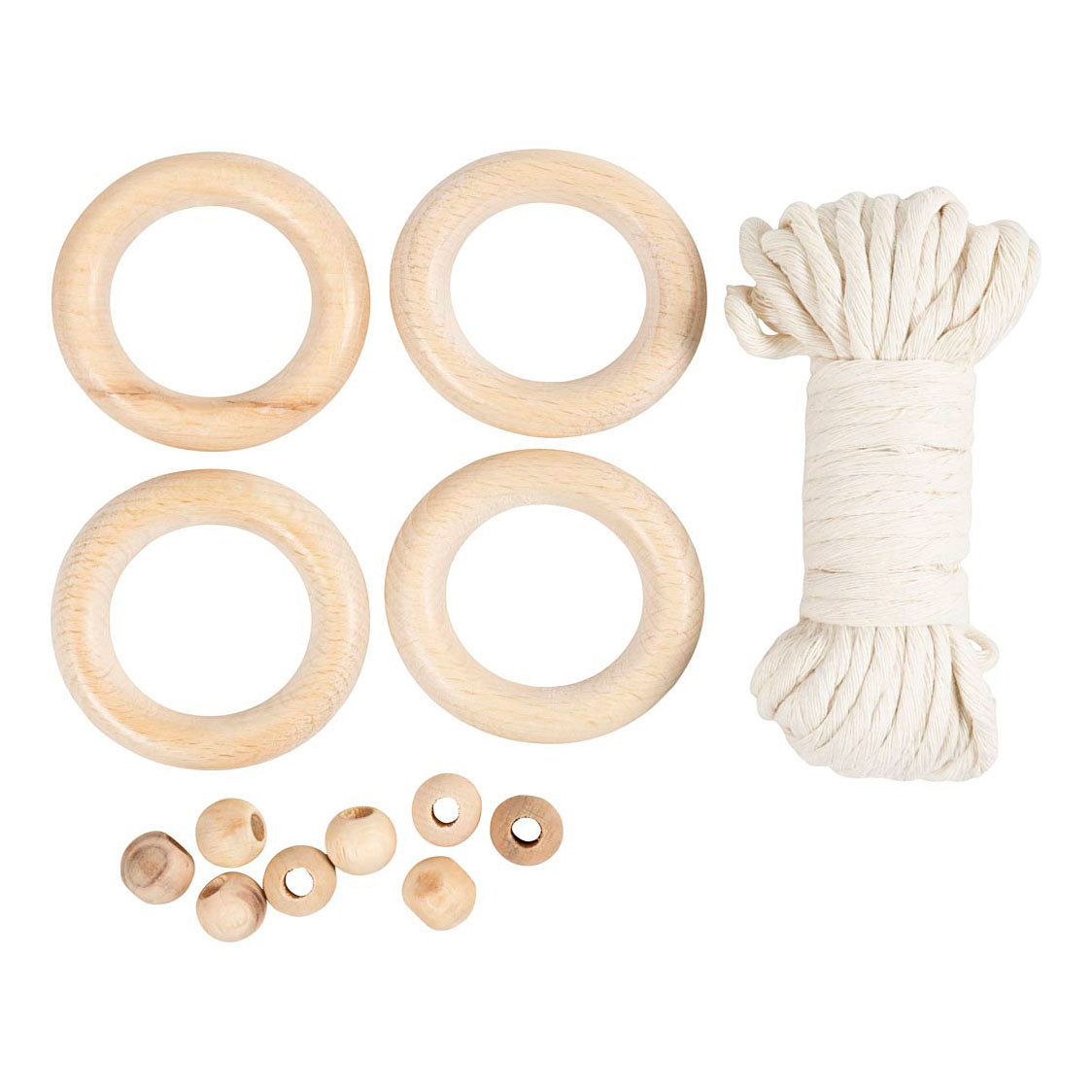 Kreativer Firma Mini Hobbyset Macrame leed vun der Wäiss