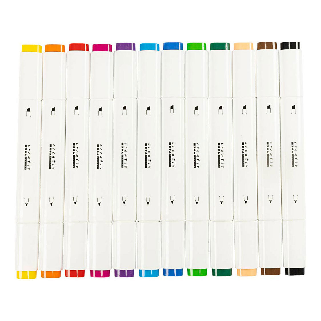 Creativ Company drawing pen standard colors, 12st.