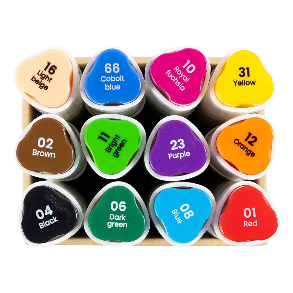 Creativ Company drawing pen standard colors, 12st.