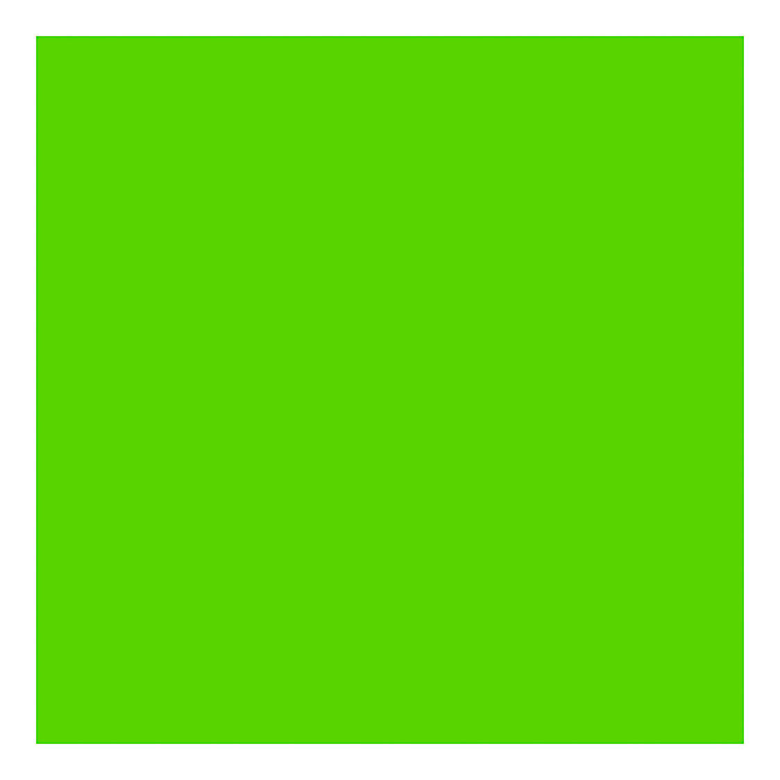 Creativ Company Textil Color semi -cubo de pintura textil - Neon Green, 500ml