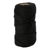 Creativ Company MacRame Cord Black, 55m