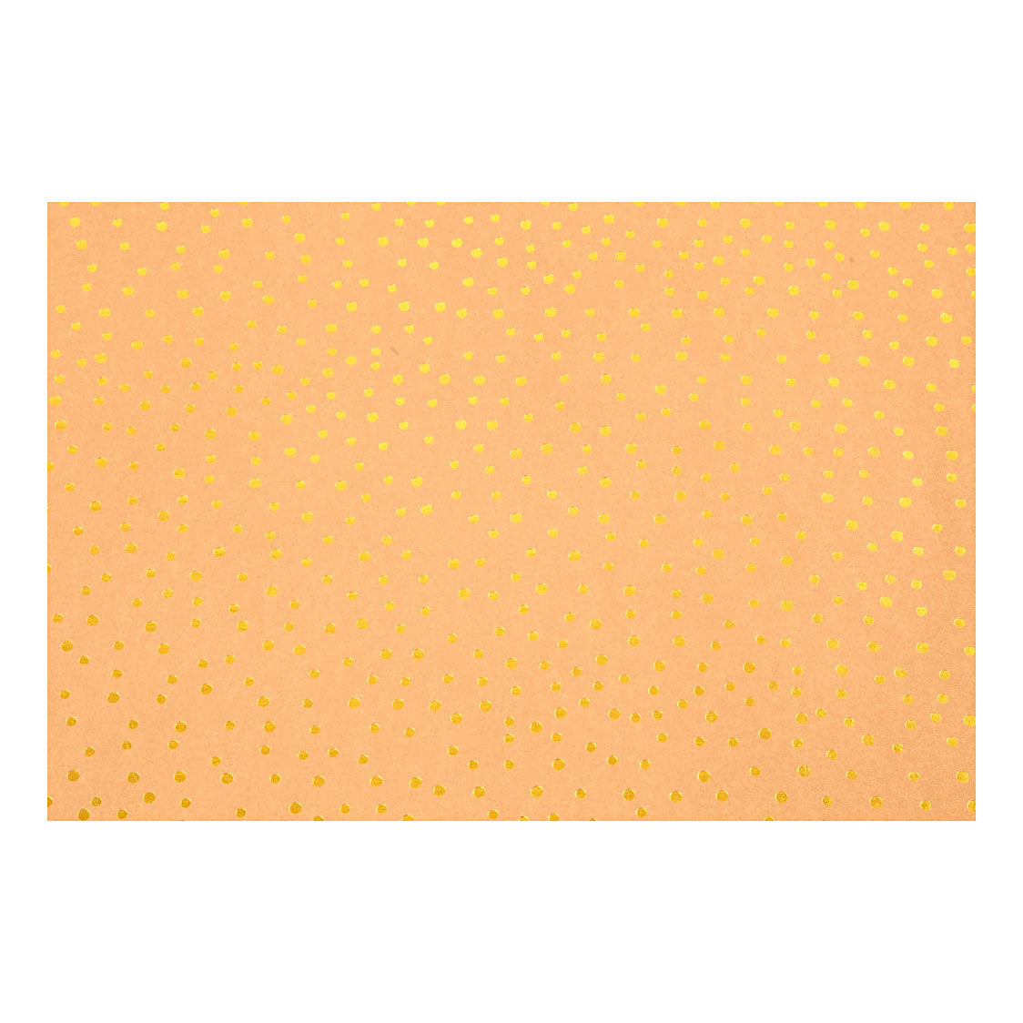 Creative Company Fux Leather Paper marrone con punti, 1 m