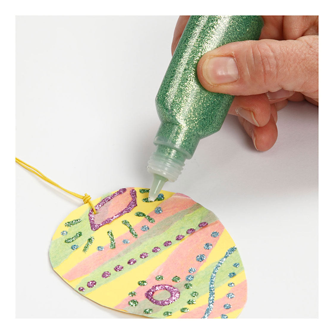 Creativ Company glitter glue various colors, 12x25ml