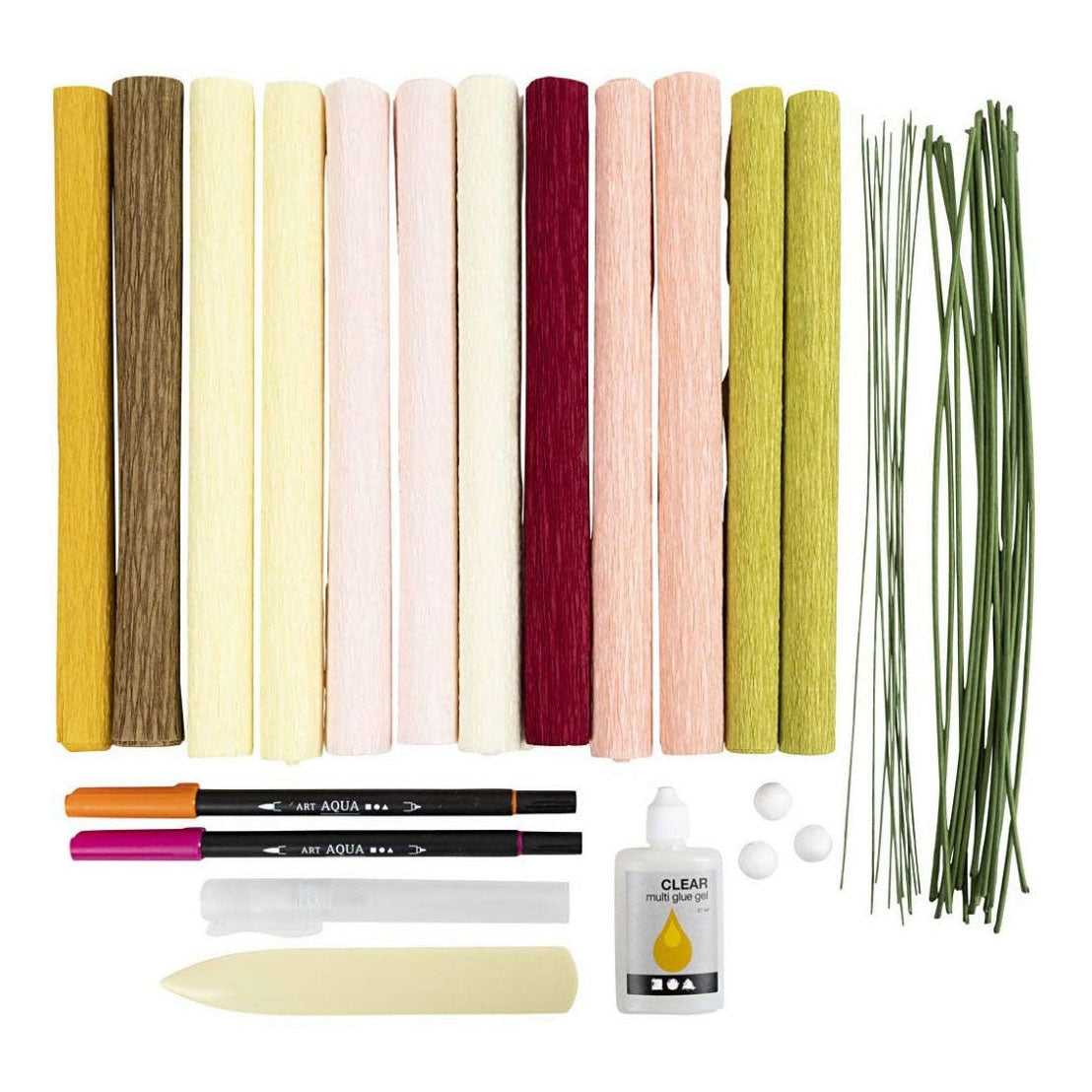 Creativ Company HobbySet Crepe paper Flowers Bouquet