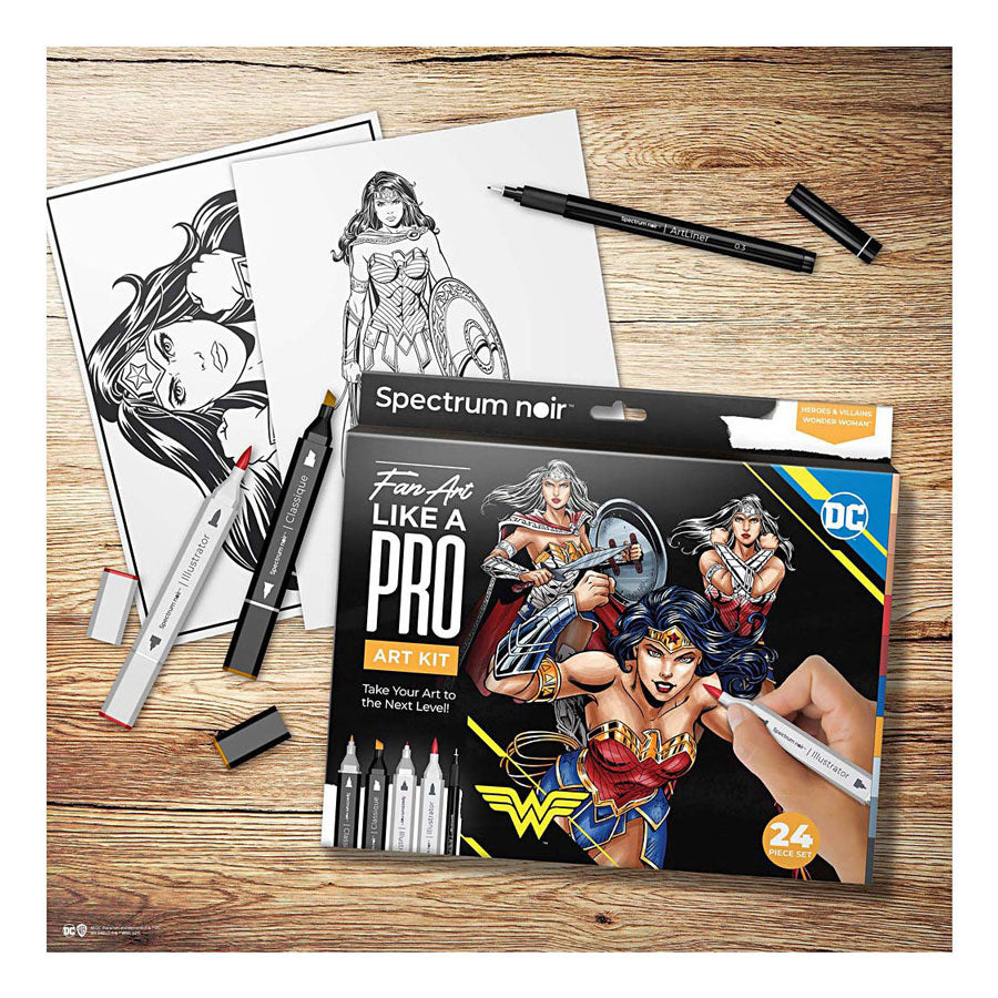 Creativ Company Hobbyset ilustracija stripa Heroes Wonder Woman Color Set