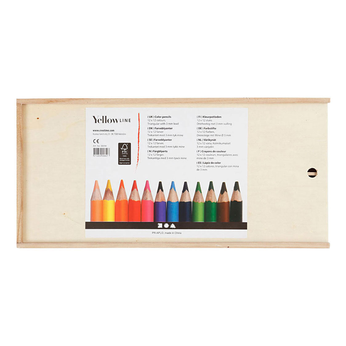 Creativ Company Colored Pencils Varios colores, 144º.