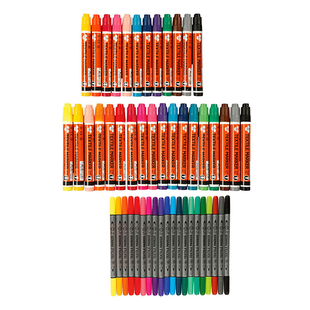 Creativ Company Textile Markers Color, 50.