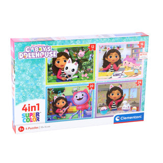 Clementoni 4in1 Puzzle Gabbys dukkehus