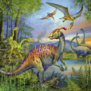 Ravensburger - dinosaurs 3x49st.