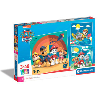 Clementoni Paw Patrol Puzzle 3 x 48 stykker