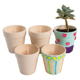 Obarvanje - okrasite lastno keramiko cvetnega lonca. Set 12