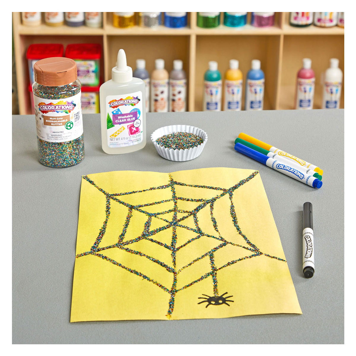 Colorations - organic degradable glitter - Multi, 113 grams