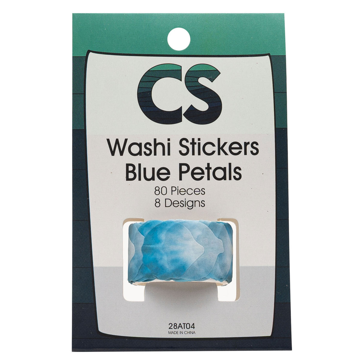 Coloratiounen - Washi Sticker - Blo Bléieblieder, 80.