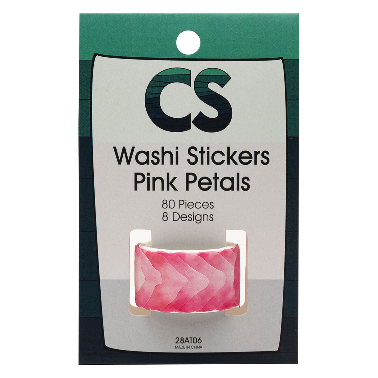 Colorations - Washi Stickers - Pink Petals, 80th.