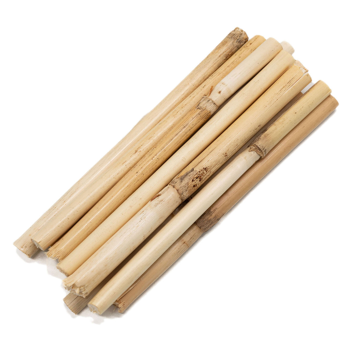 Obarvane kratke bambusove palice 10-12 cm, 10st.