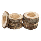 Colorations unprocessed wooden discs 8-10cm, 12st.
