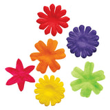 Colorazioni - fiori di tessuto colorato, 300st.
