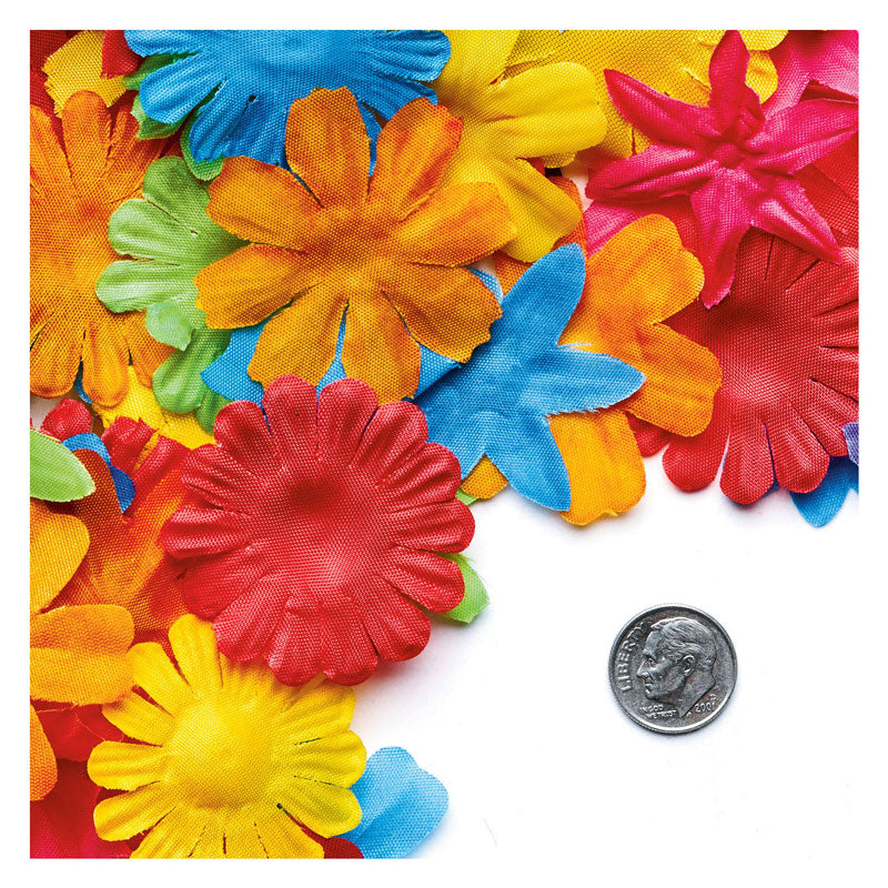 Colorazioni - fiori di tessuto colorato, 300st.