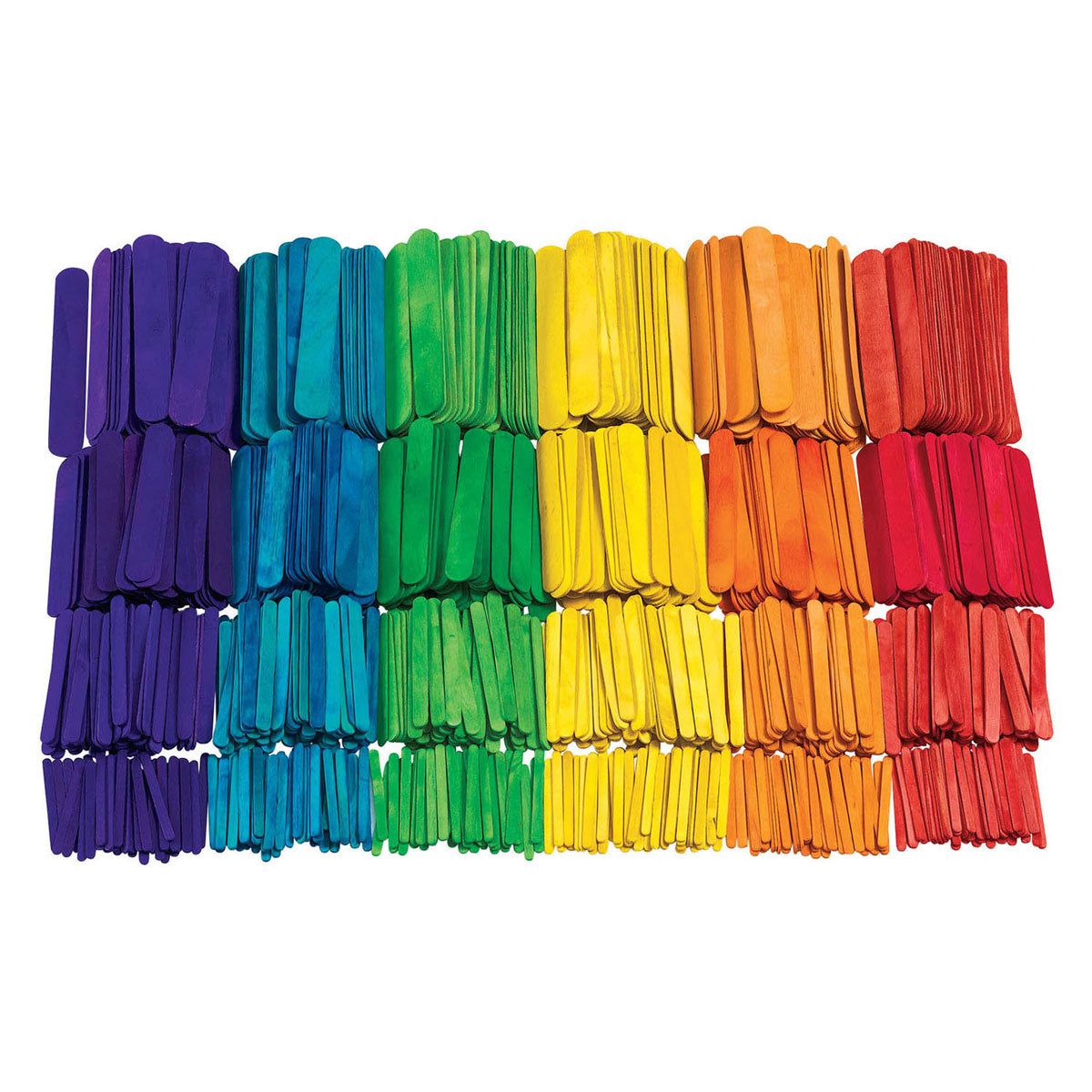 Farvning - Farvede træfartøjer Sticks Classroom Package, 1200st.