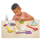 Colorations DIY wooden stick shapes 4 designs, 20st.