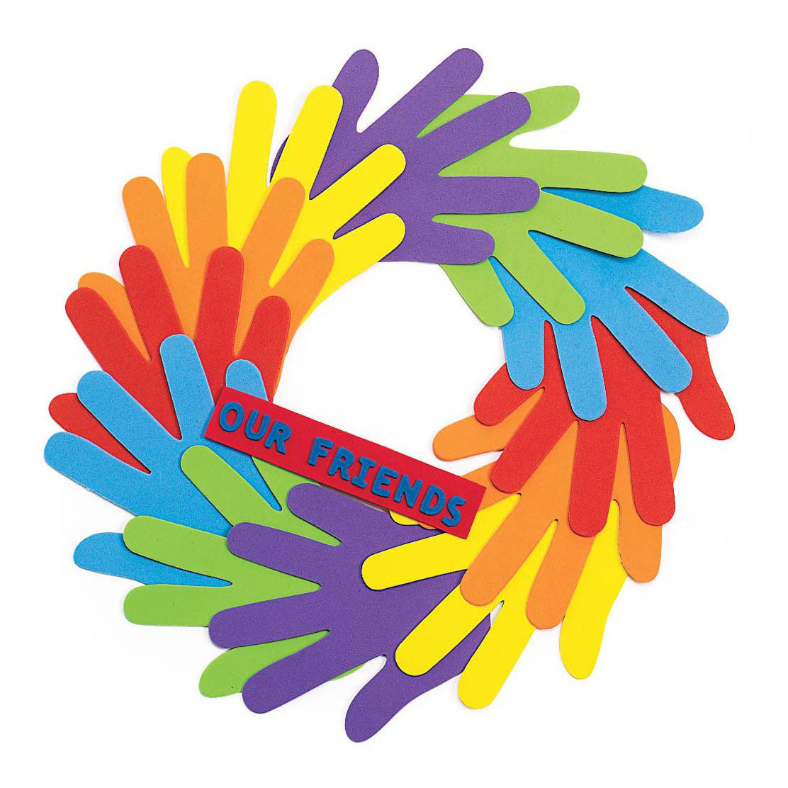 Colorations Happy Hands Foam forms, 150st.
