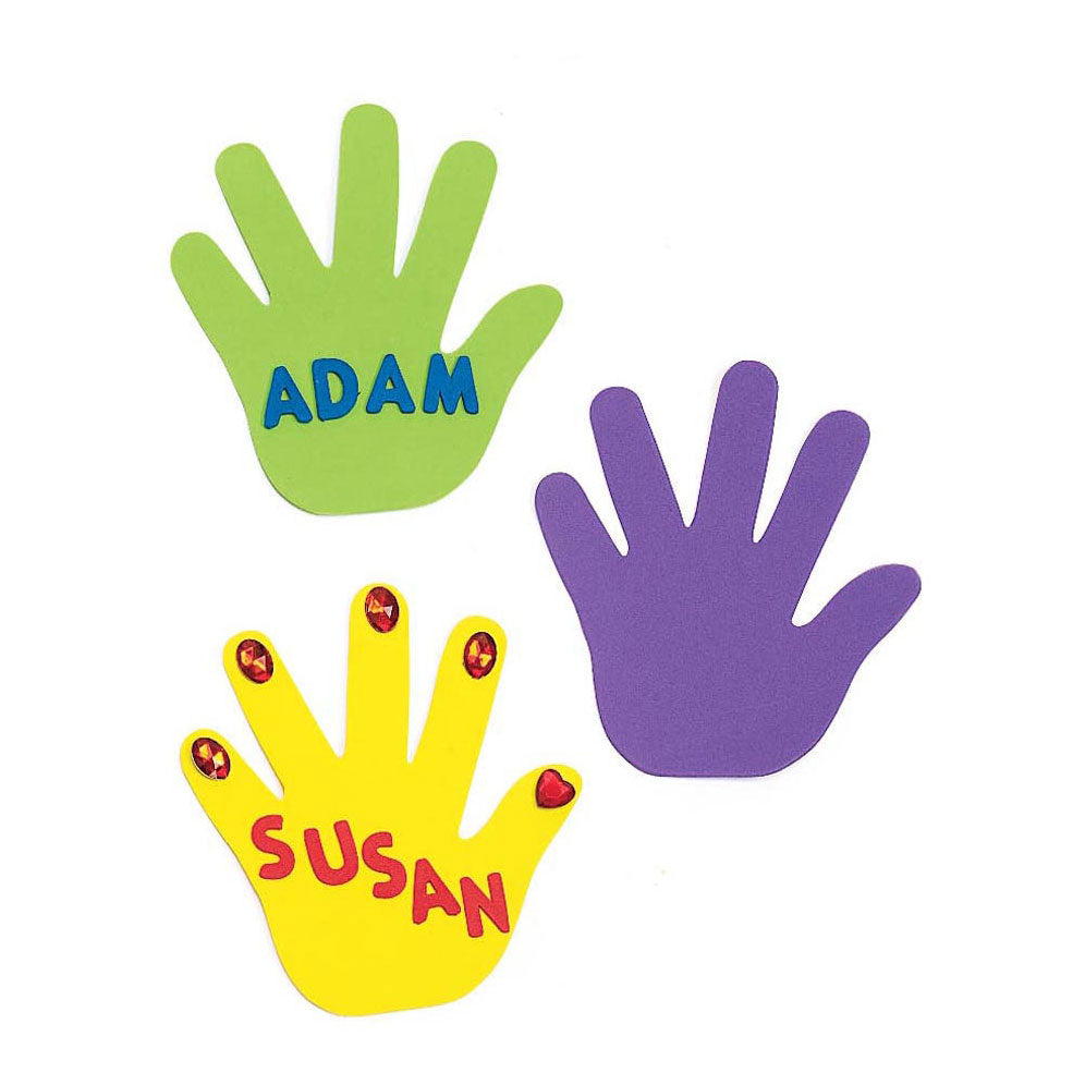 Colorations Happy Hands Foam forms, 150st.