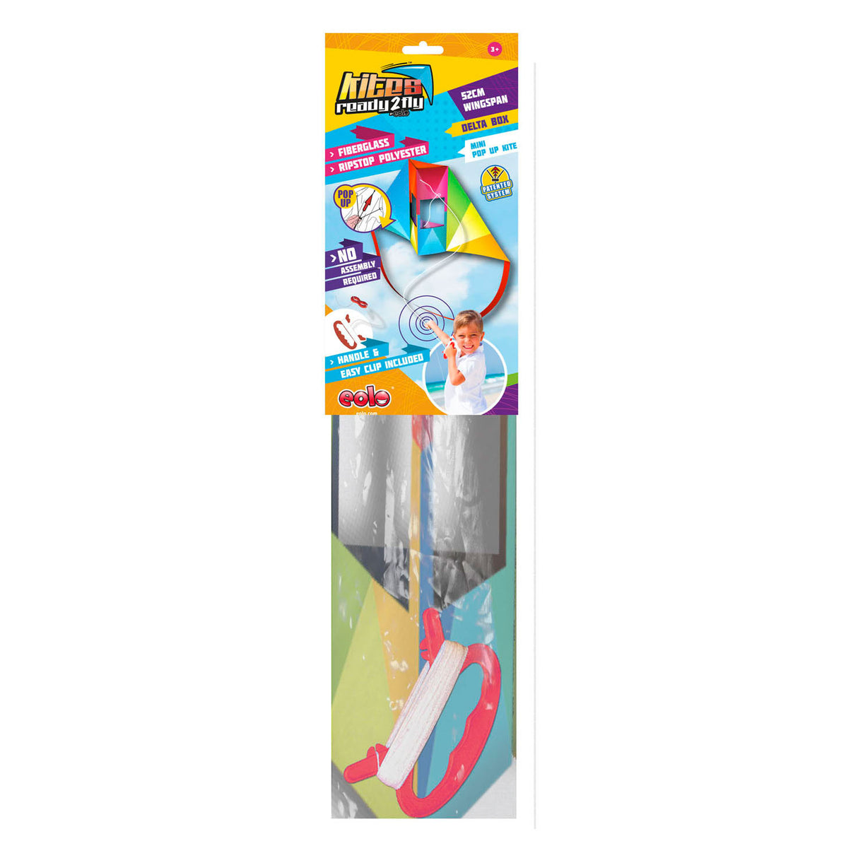 Kites prett 2 Fly - Pop-up Mini Nylon Vlierge Deltabox