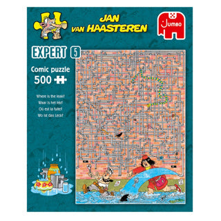 Jan Van Haasteren Jigsaw Puzzle Expert 05 Hvor er lækagen? 500st.