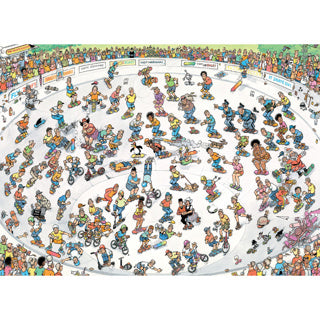 Jan van Haasteren Pluzzle - Skateboarding in the Bowl, 1000st.