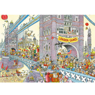 Jumbo Washij Retro Mystery 8 jigsaw puzzle- The last hurdle!, 1000st.