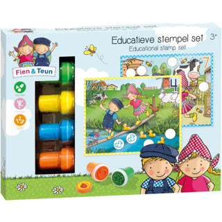 Bambelino Toys Fien und Teun Educational Stamp Set 14-Piece
