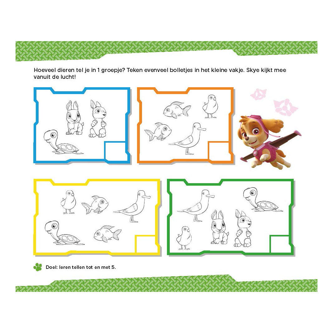 Paw patrol - leuke telspelletjes (4-5 jaar)