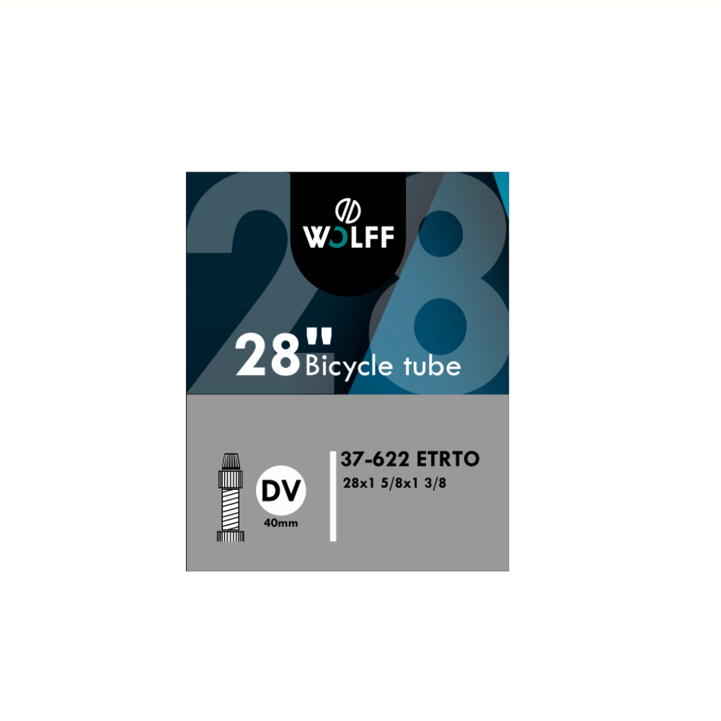 Wolff Wolff Inner Trube 28x1 3 8 Etro 37-622, Valve: Hollands Valiel 40 mm