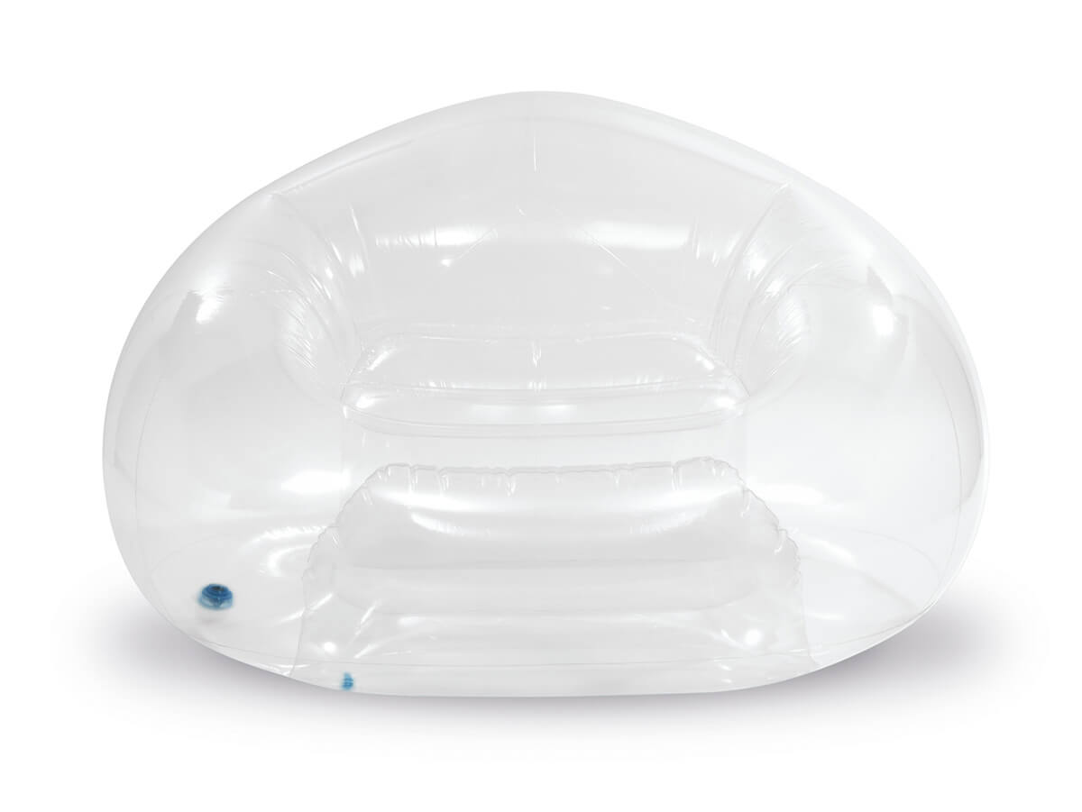 Intex Beanless Bag Uinbladder Chair Transparent