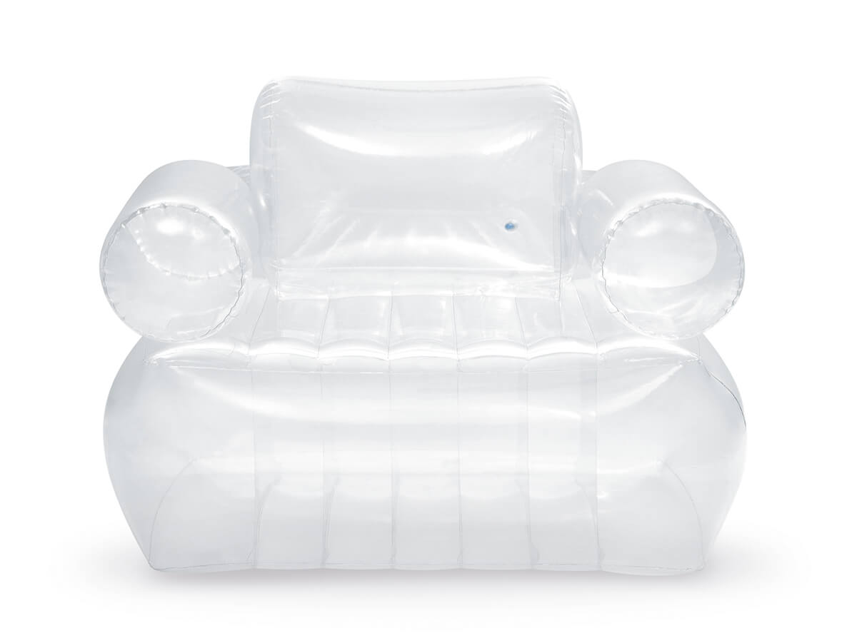 Intex inflatable armchair transparent