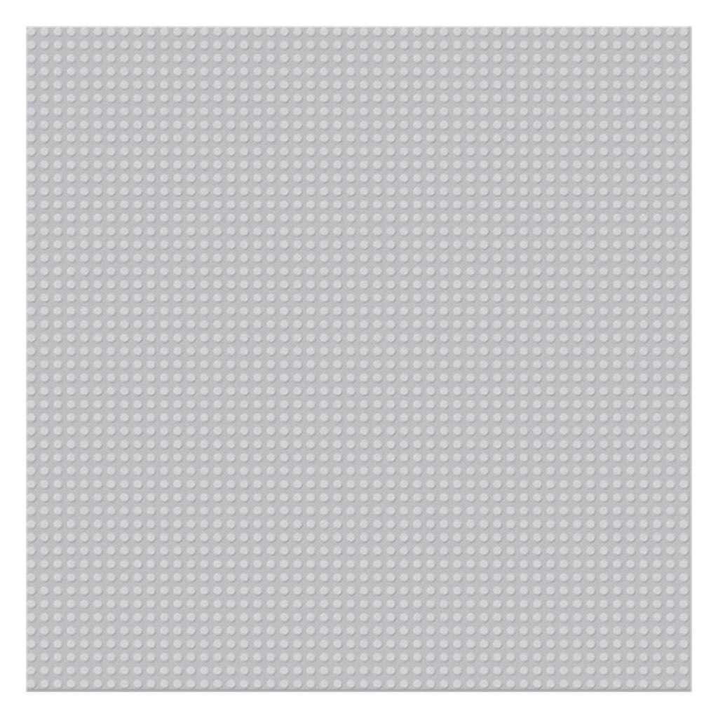 Placa de construcción básica de Sluban 40x40 cm gris