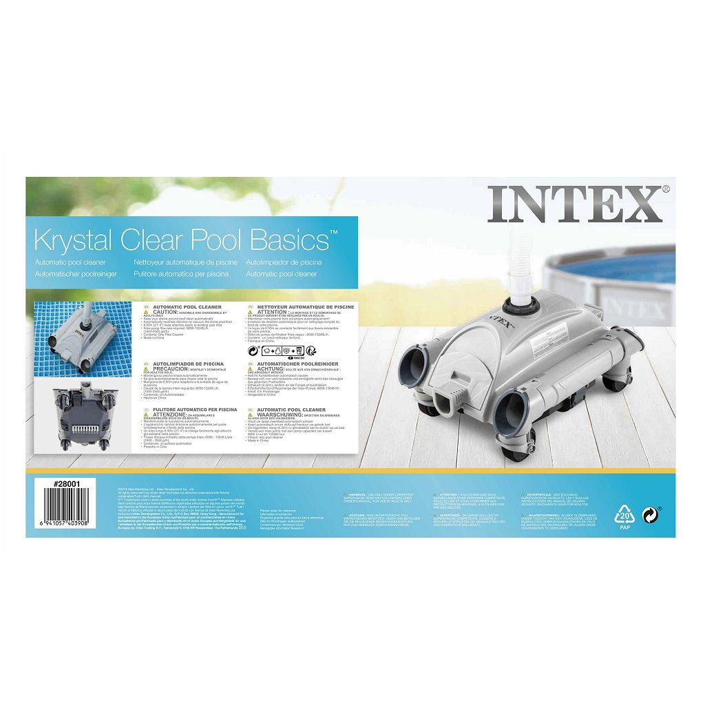 INTEX 28001 Piscine Robot Nettoying Sucker