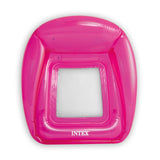 Sedia a sdraio trasparente intex