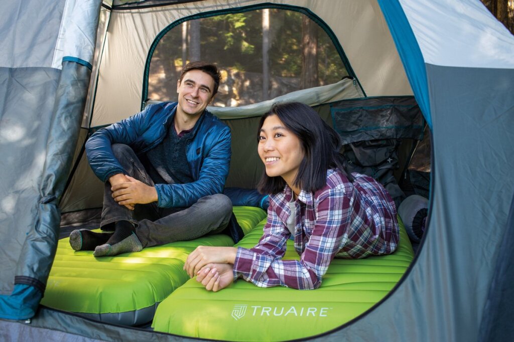 Intex 64097NP Truaire Twin Dura-Beam Camping Mattress with QuickFill USB150 Air pump 191x76x17cm