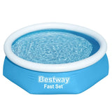Bestwung schwammen Pool set de 244x61 cm blo