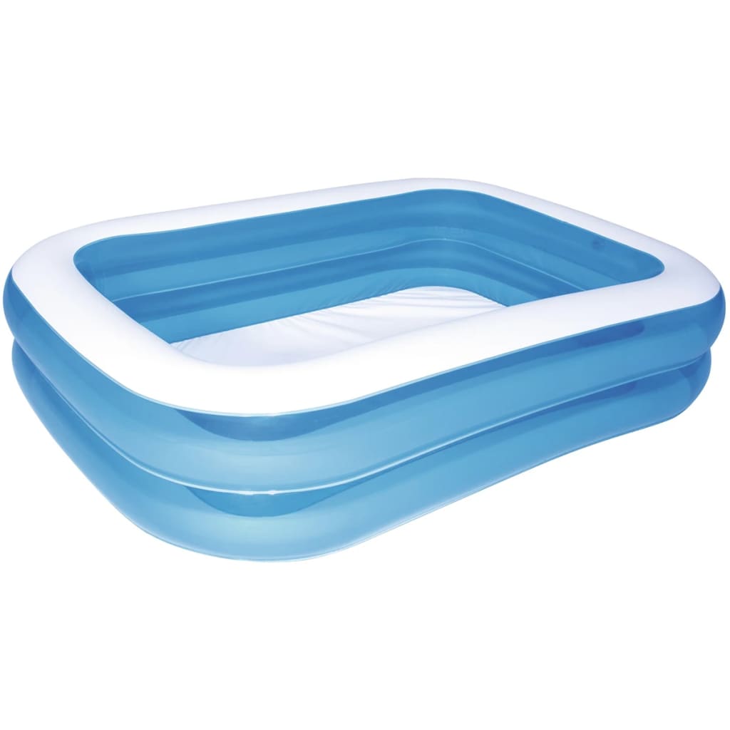 Bestwung schwammen Pool rechteckeg 211x132x46 cm blo