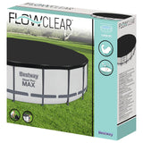 Bestwung Schwammpool Cover Flowclear séier Set 555 cm
