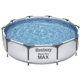 Bestwung schwammen Pool setze Stahl max 305x76 cm
