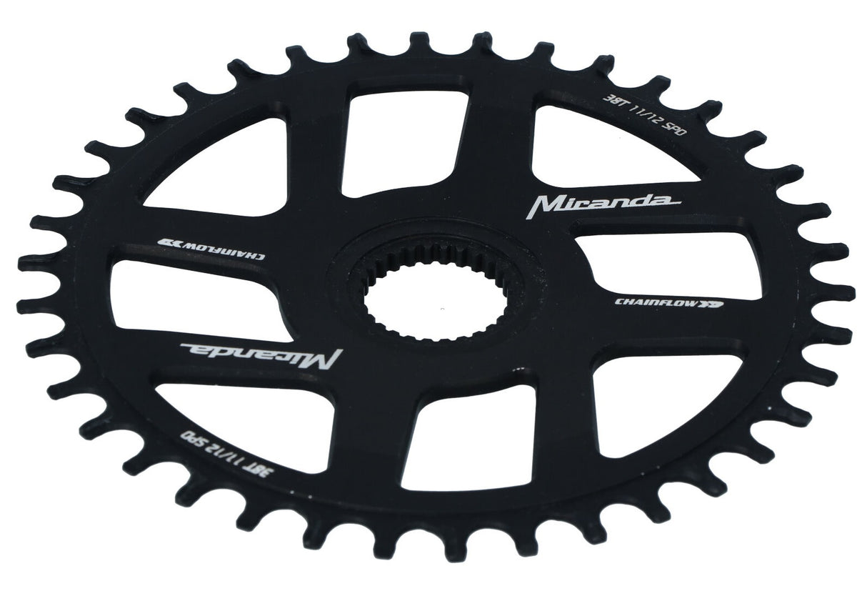 Tandwiel Miranda Bosch-4 38T D1 Zwart