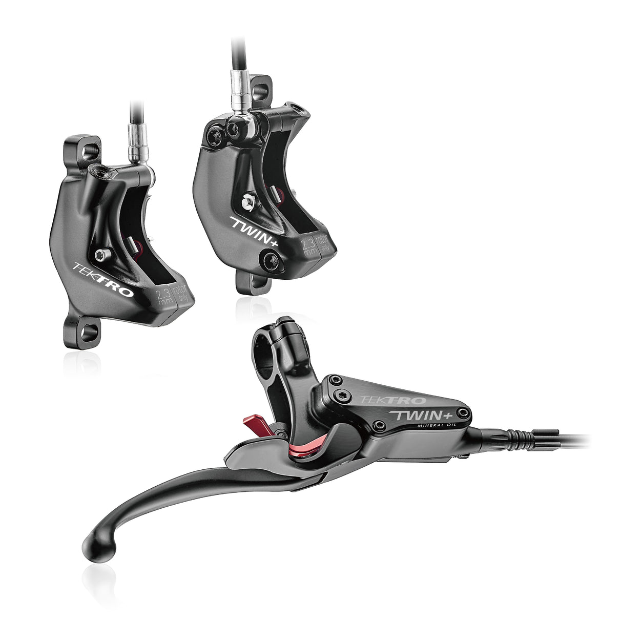 Tectro HD-E745 E-cargo Aigura Right Hydraulic brake set with splitter