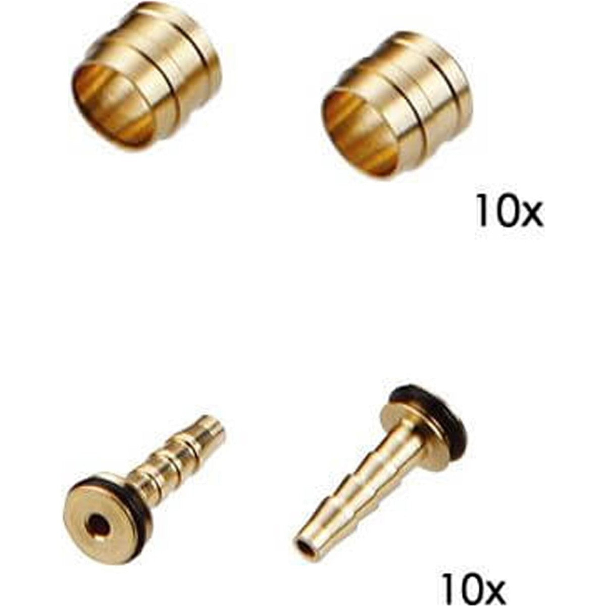 Tektro pipe olives + insert pins (10)