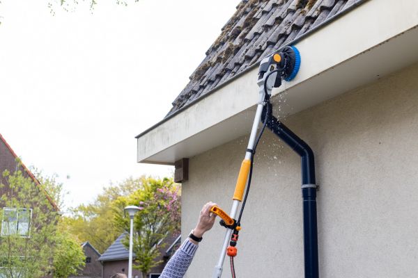 AC Twin Brush Baterie Čištění štětcem bez kartáčovače (Maxxpack 18V).